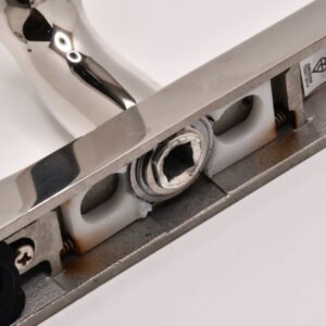 TSS TS007 2 Star Grade 304 Stainless Steel Lever Moveable Pad (Offset) UPVC Multipoint Door Handles - 92/62mm PZ Sprung 210mm Screw Centres - Image 7