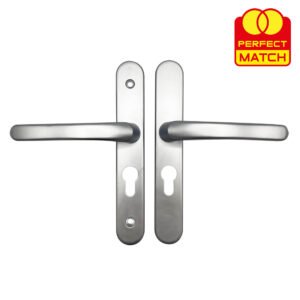TSS Lever Lever UPVC Multipoint Door Handles - 48mm PZ - Sprung - 160mm Screw Centres - Image 8