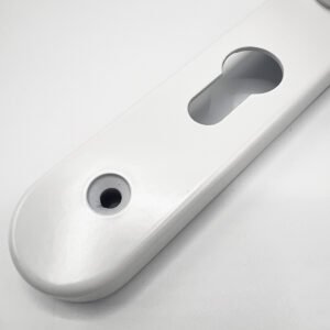 TSS Lever Lever UPVC Multipoint Door Handles - 48mm PZ - Sprung - 160mm Screw Centres - Image 4