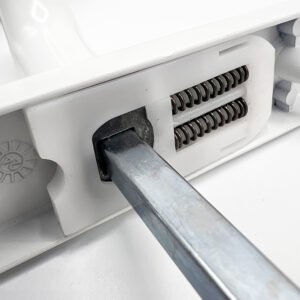 TSS Lever Lever UPVC Multipoint Door Handles - 48mm PZ - Sprung - 160mm Screw Centres - Image 5