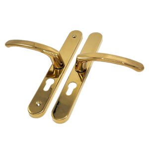 TSS Lever Lever UPVC Multipoint Door Handles - 48mm PZ - Sprung - 200mm Screw Centres - Image 11