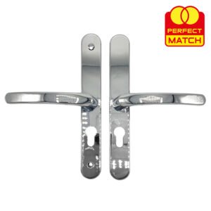 TSS Lever Lever UPVC Multipoint Door Handles - 48mm PZ - Sprung - 200mm Screw Centres - Image 8