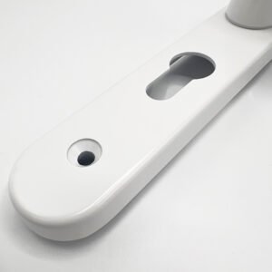TSS Lever Lever UPVC Multipoint Door Handles - 48mm PZ - Sprung - 200mm Screw Centres - Image 4
