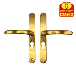 TSS Lever Lever UPVC Multipoint Door Handles - 48mm PZ - Sprung - 215mm Screw Centres - Image 6