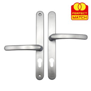 TSS LeverLever Offset UPVC Multipoint Door Handles - 48/87mm PZ - Sprung - 240mm Screw Centres - Image 4