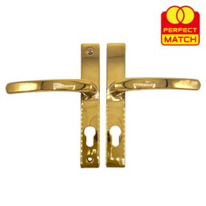 TSS Lever Lever UPVC Multipoint Door Handles - 70mm PZ - Sprung - 180mm Screw Centres - 7mm Follower - Image 10