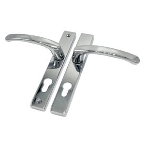 TSS Lever Lever UPVC Multipoint Door Handles - 70mm PZ - Sprung - 180mm Screw Centres - 7mm Follower - Image 9