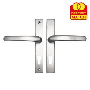 TSS Lever Lever UPVC Multipoint Door Handles - 70mm PZ - Sprung - 180mm Screw Centres - 7mm Follower - Image 7