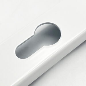 TSS Lever Lever UPVC Multipoint Door Handles - 70mm PZ - Sprung - 240mm Screw Centres - Image 5