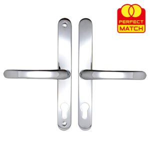 TSS Lever Lever UPVC Multipoint Door Handles - 70mm PZ Sprung 215mm Screw Centres - Image 8