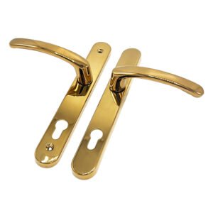 TSS Lever Lever UPVC Multipoint Door Handles - 92mm PZ - Sprung - 200mm Screw Centres - Image 11