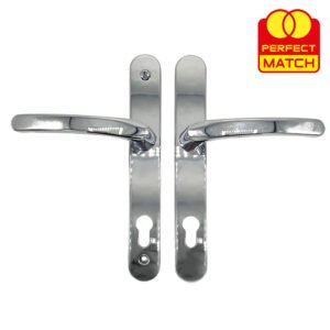 TSS Lever Lever UPVC Multipoint Door Handles - 92mm PZ - Sprung - 200mm Screw Centres - Image 8