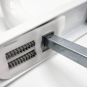 TSS Lever Lever UPVC Multipoint Door Handles - 92mm PZ - Sprung - 200mm Screw Centres - Image 5