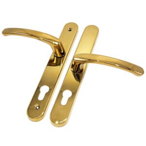 TSS Offset Lever Lever Multipoint Door Handles 92/62mm PZ - Sprung - 200mm Screw Centres - Image 16