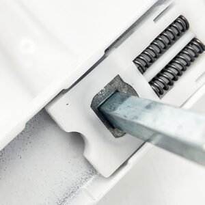 TSS Lever Moveable Pad UPVC Multipoint Door Handles - 92mm/62mm PZ Sprung 212mm Screw Centres - Image 8