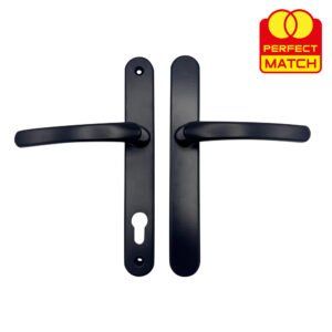 TSS Blank External Lever Lever French Door Multipoint Handles – 92mm PZ Sprung 210mm Screw Centres - Image 7