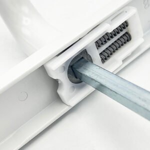 TSS Blank External Lever Lever French Door Multipoint Handles – 92mm PZ Sprung 210mm Screw Centres - Image 4