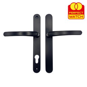 TSS Blank External Lever Lever French Door Multipoint Handles – 92mm PZ Sprung 215mm Screw Centres - Image 7