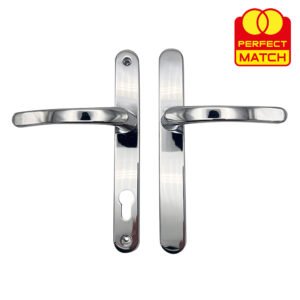 TSS Blank External Lever Lever French Door Multipoint Handles – 92mm PZ Sprung 215mm Screw Centres - Image 8