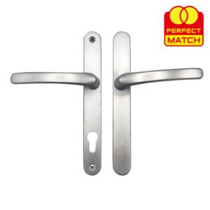 TSS Blank External Lever Lever French Door Multipoint Handles – 92mm PZ Sprung 215mm Screw Centres - Image 9
