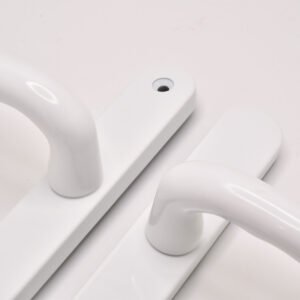 TSS DDA/EA Compliant Lever Lever UPVC Multipoint Door Handles - 92mm PZ Sprung 210mm Screw Centres - Image 5