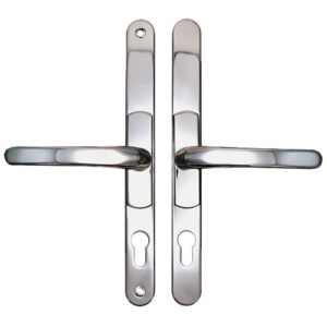 VERSA Lever Lever UPVC Multipoint Adjustable Door Handles - 62-95mm PZ Sprung 260mm Screw Centres - Image 3