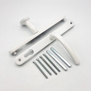 Fab & Fix Blenheim Lever Moveable Pad UPVC Multipoint Door Handles - 92mm/62mm PZ Sprung 240mm Screw Centres - Image 8