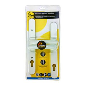 Yale Adjustable Lever Lever UPVC Multipoint Door Handles - 92mm PZ Sprung 196-252mm Screw Centres - Image 4