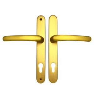 TSS Lever Lever UPVC Multipoint Door Handles - 92mm PZ Sprung 215mm Screw Centres - Image 11