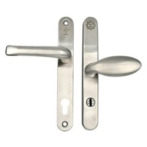 TSS TS007 2 Star Grade 304 Stainless Steel Lever Moveable Pad (Offset) UPVC Multipoint Door Handles - 92/62mm PZ Sprung 210mm Screw Centres - Image 10