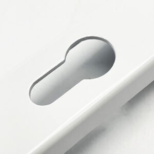TSS Blank External Lever Lever UPVC Multipoint Door Handles - 92mm PZ Sprung 122mm Screw Centres - Image 5